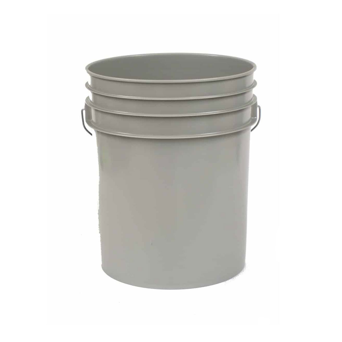Premium Vector  Blue plastic pail with yellow handle bucketful